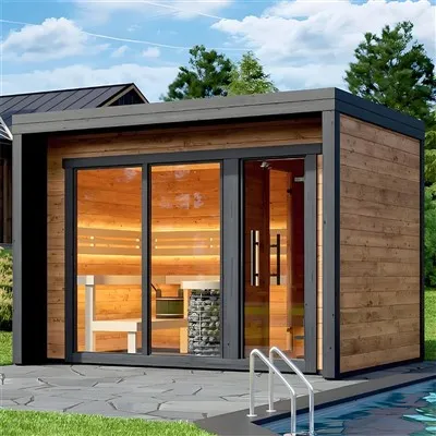 חדר סאונה אינפרא אדום חיצוני